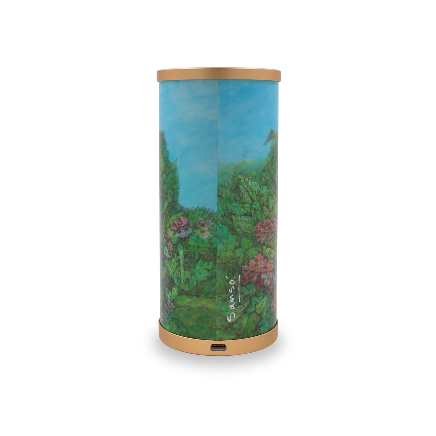 Floral Art Lamp