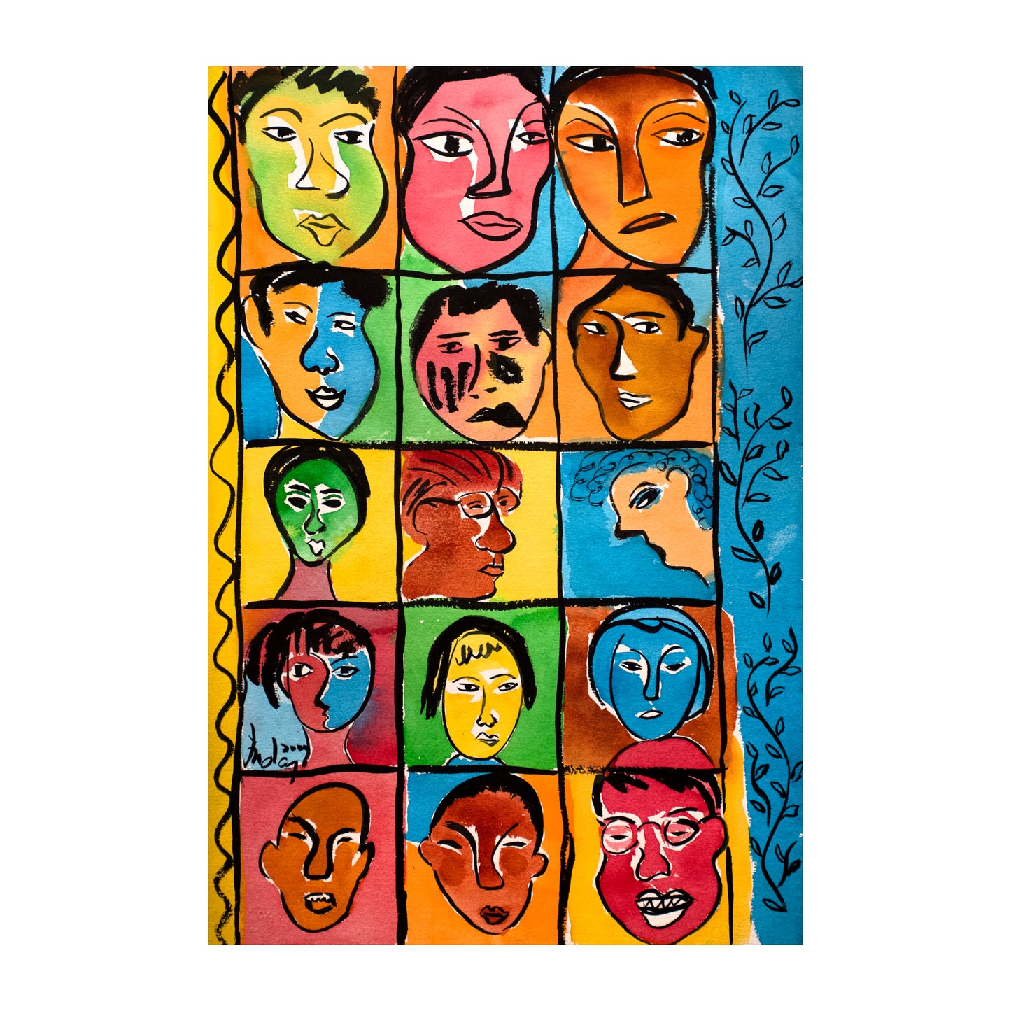 “15 Expressions” by Inday Cadapan