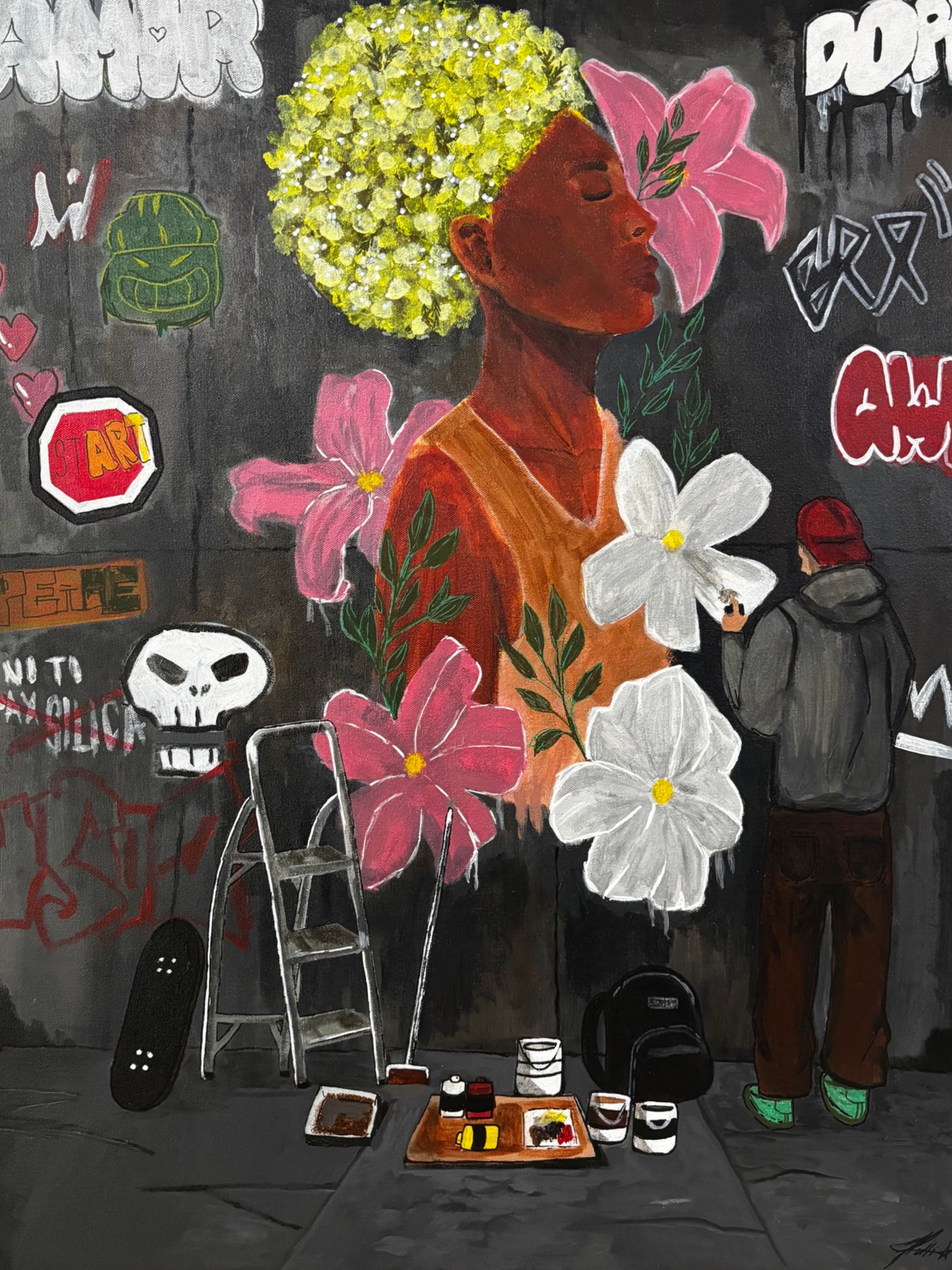 “Bloom Beyond the Wall” by Juliana