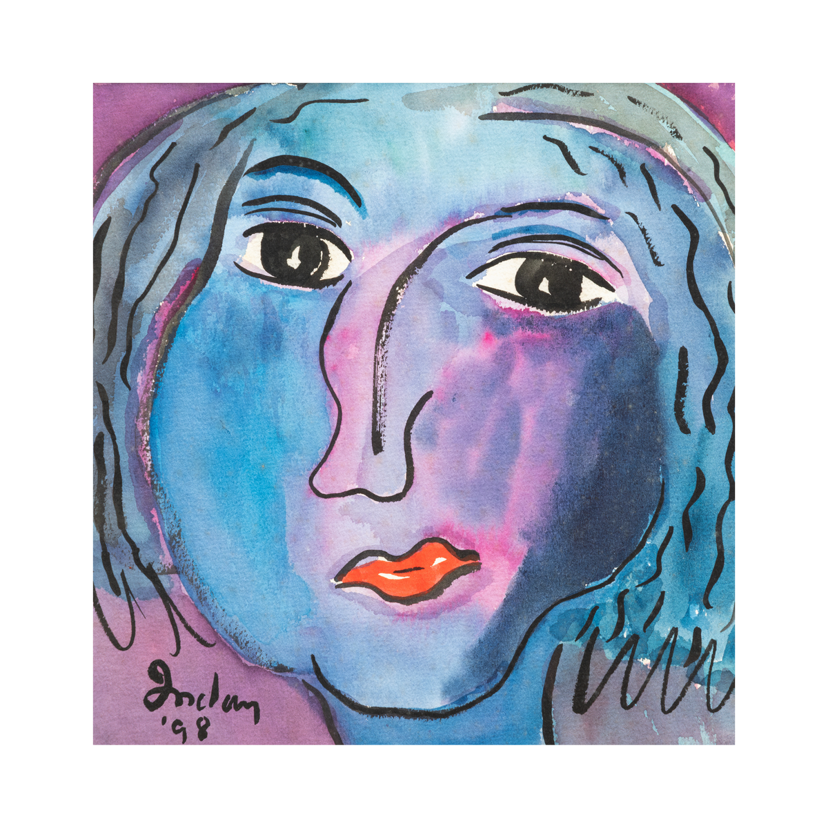 “Red Lips” by Inday Cadapan