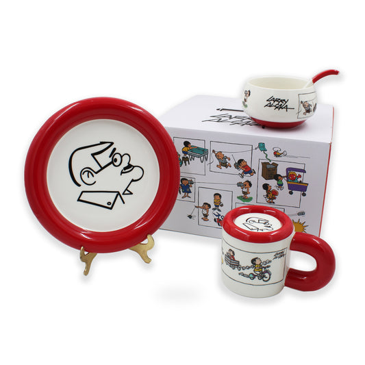"Toys for Children" by Larry Alcala - Dinnerware Set