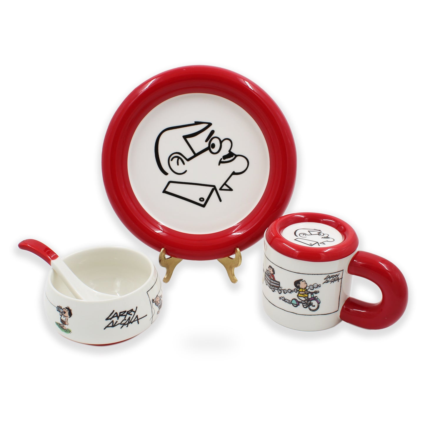 "Toys for Children" by Larry Alcala - Dinnerware Set