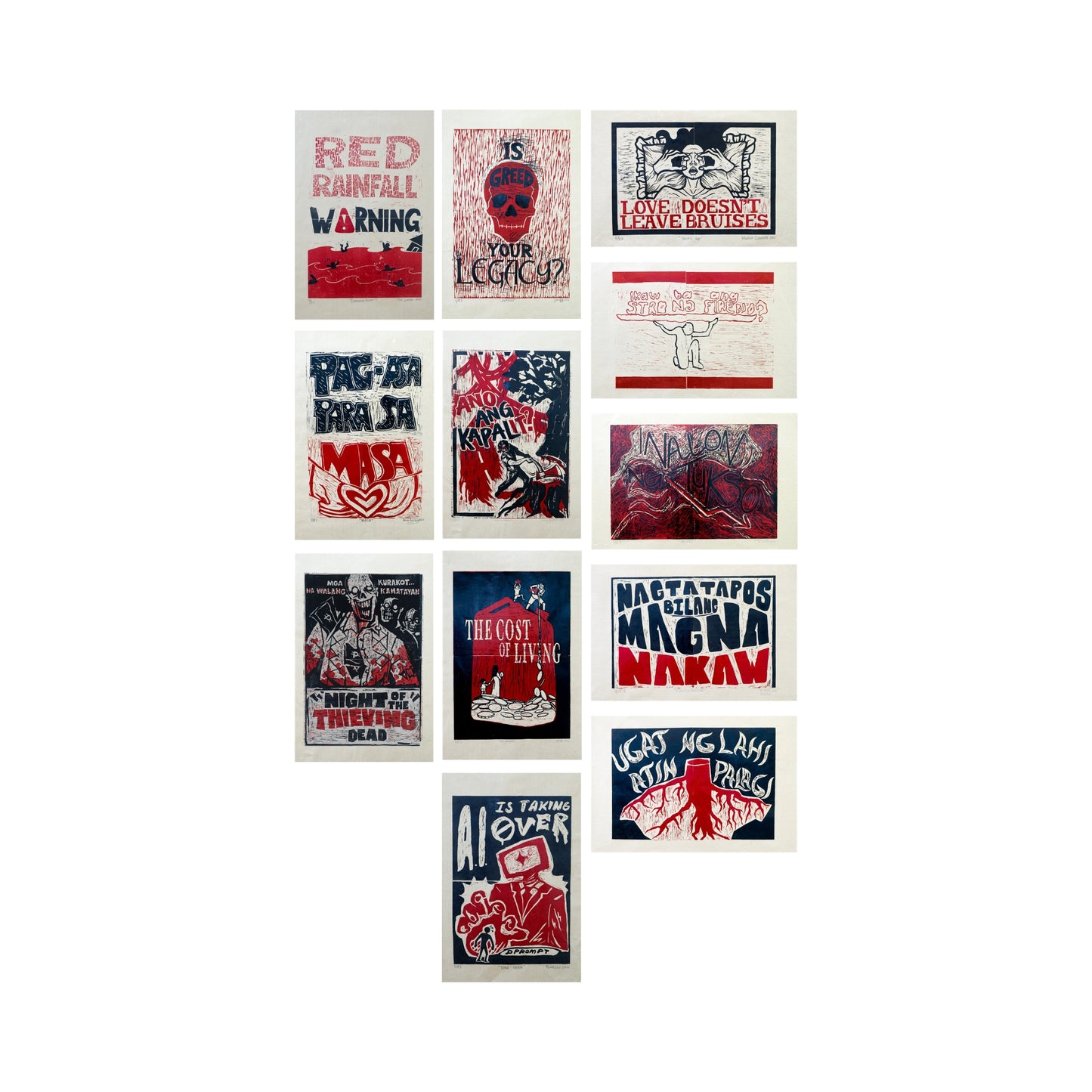 Folio of 12 prints in one canister