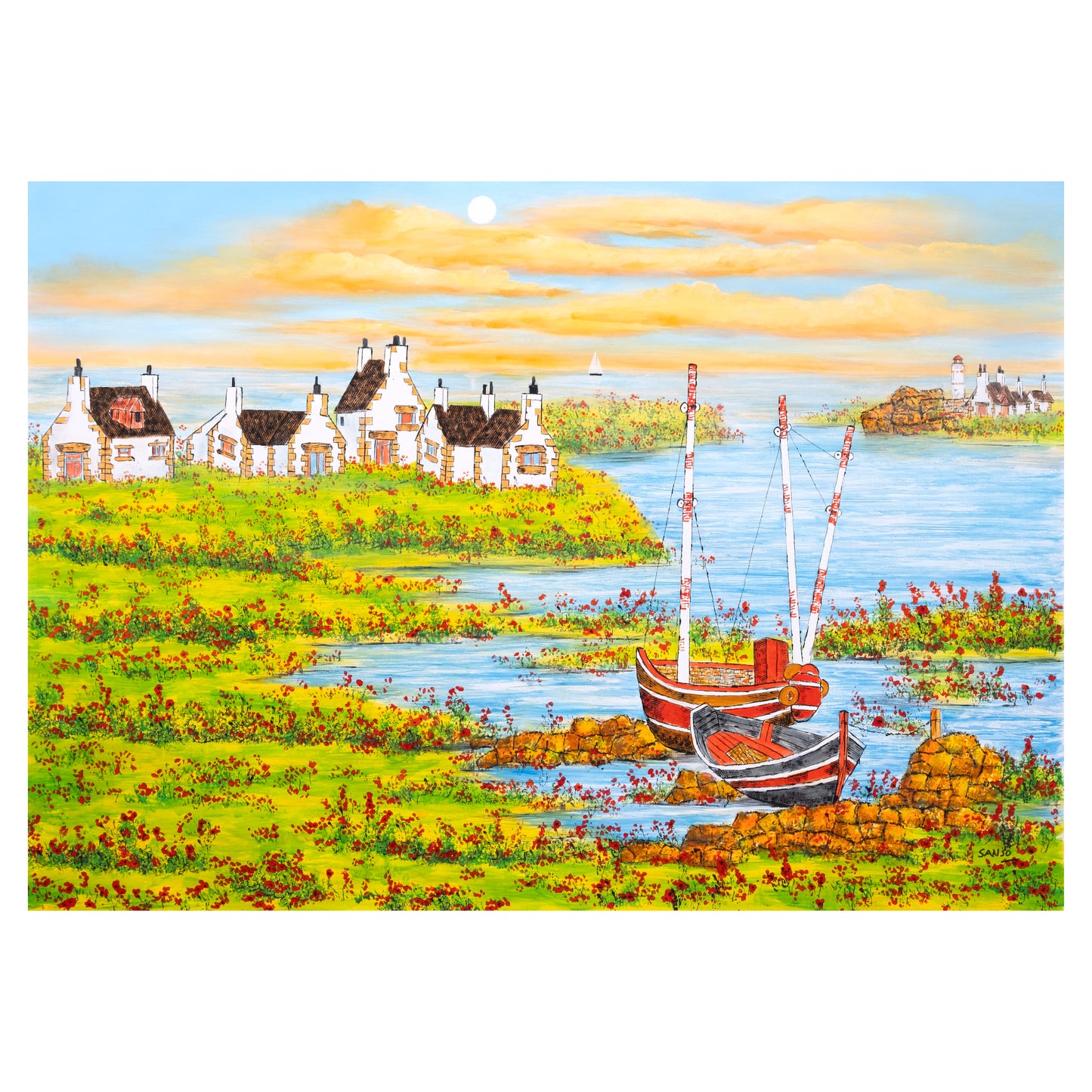 “A Tranquil's Morning Bliss” by Juvenal Sansó - Edition of 8