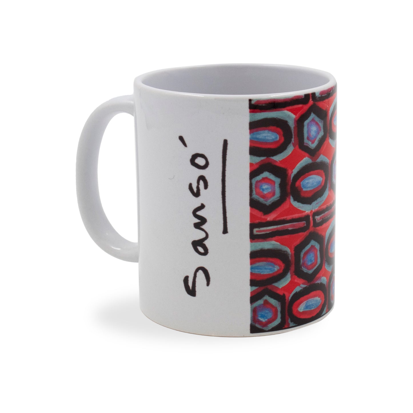 Red Textile - Mug
