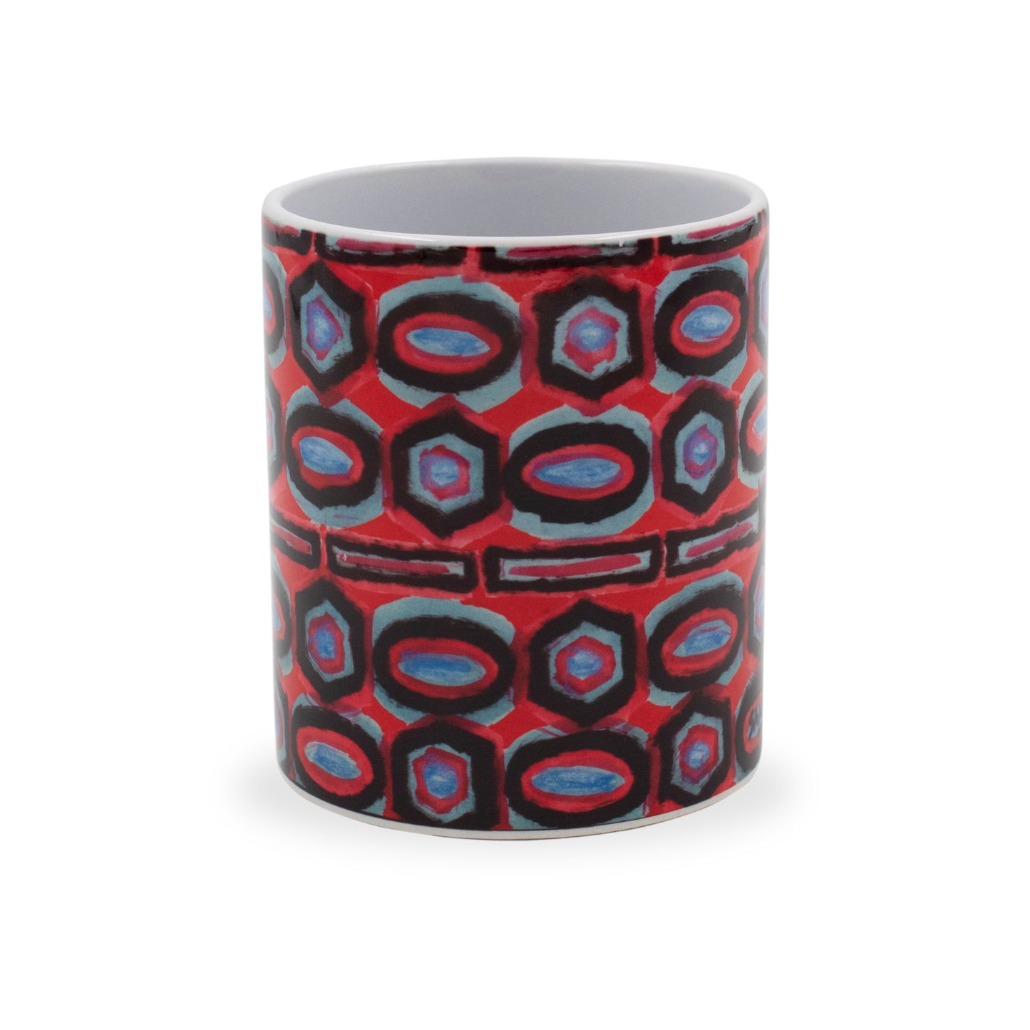 Red Textile - Mug