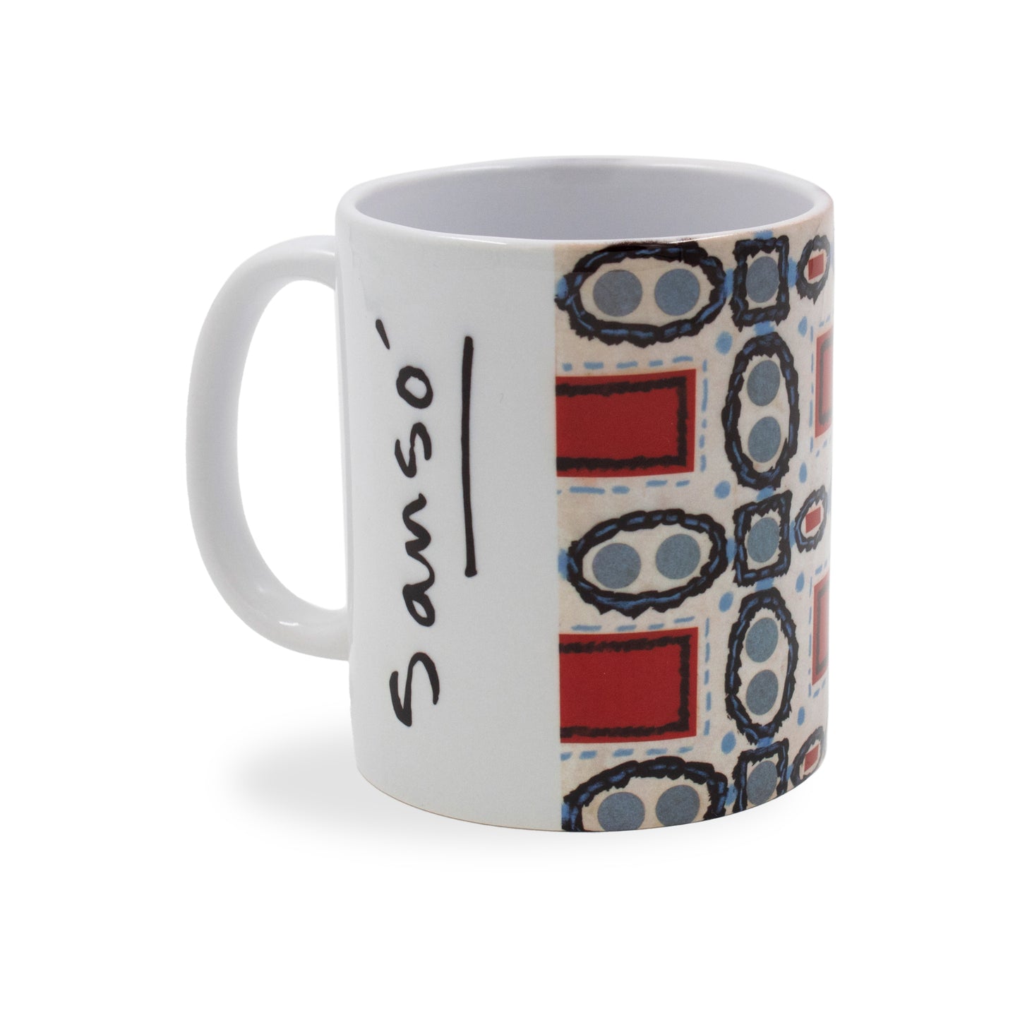 White Textile - Mug