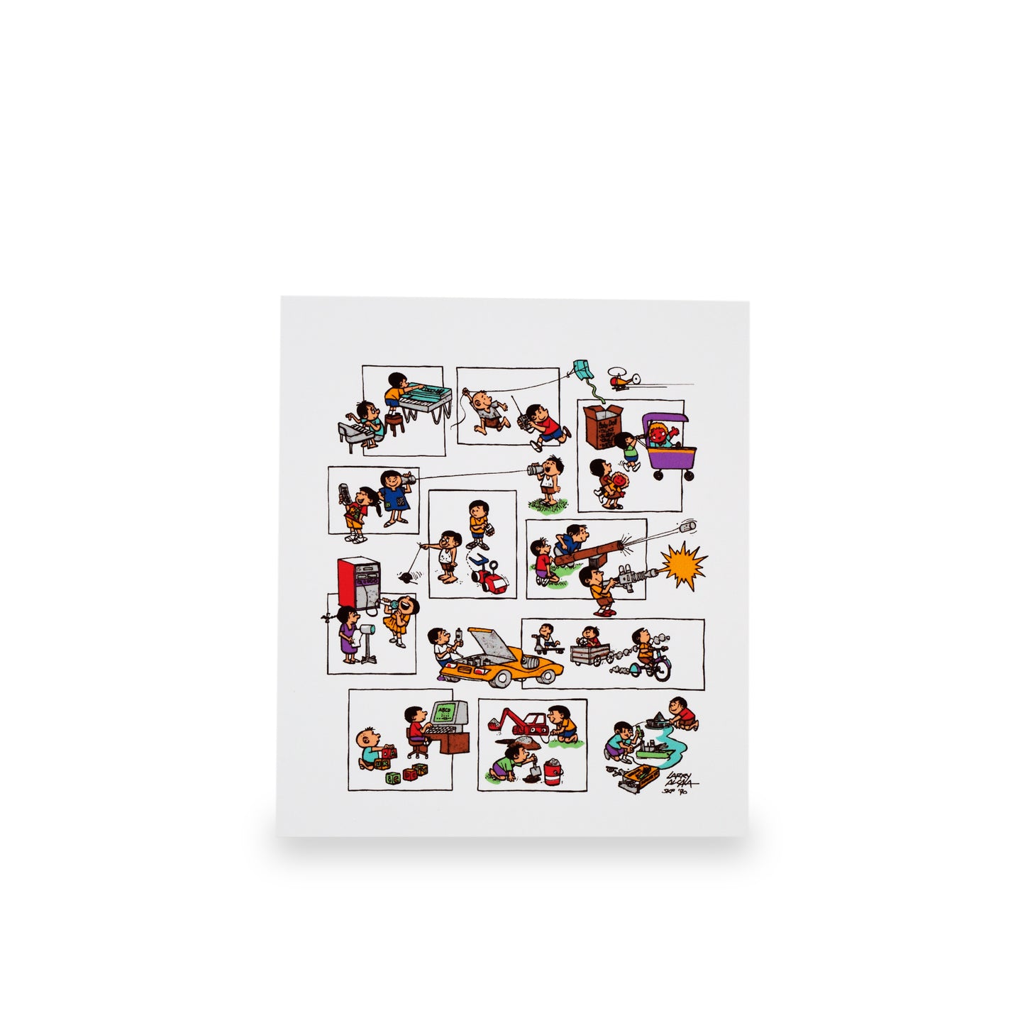 "Toys for Children" by National Artist Larry Alcala - Notebook