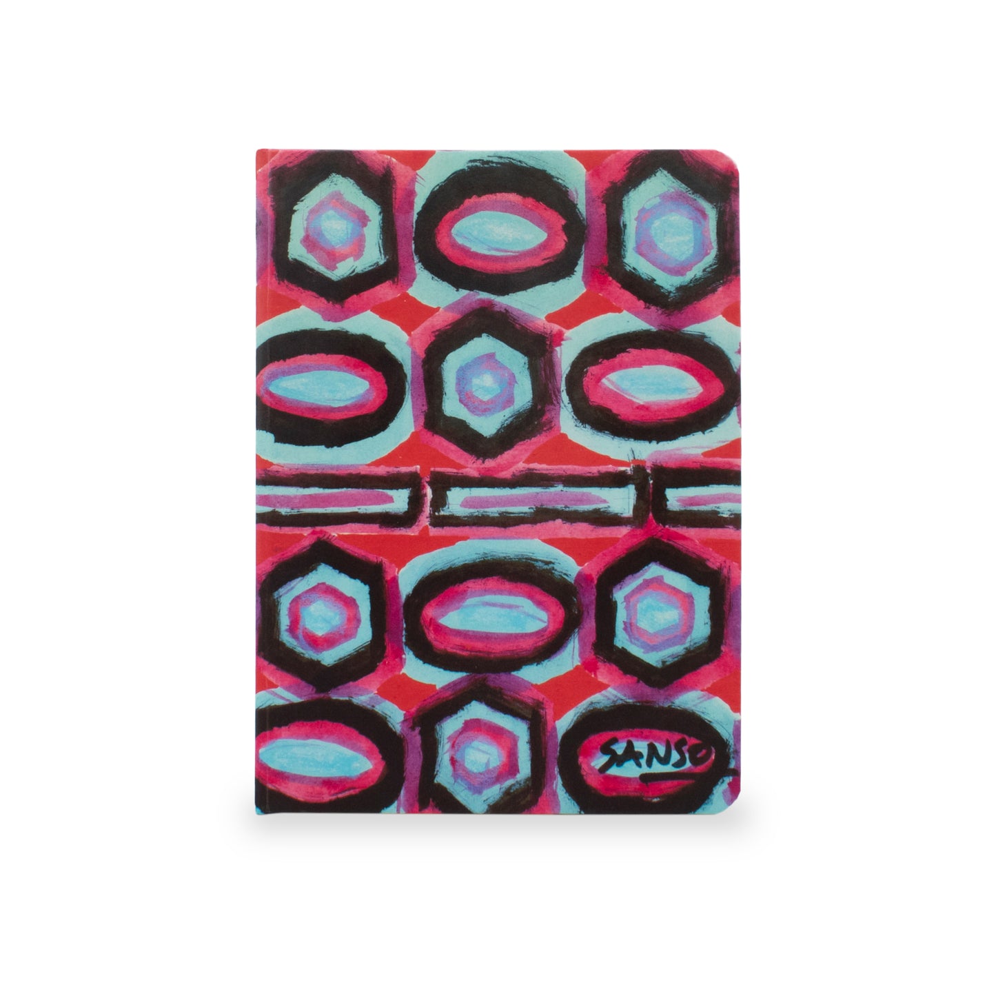 Red Textile Notebook