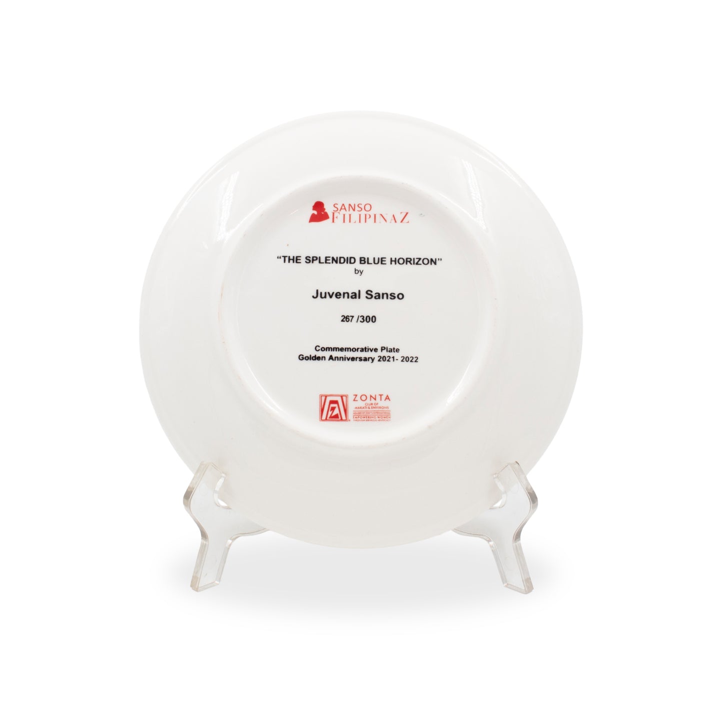 “The Splendid Blue Horizon” Art Plate