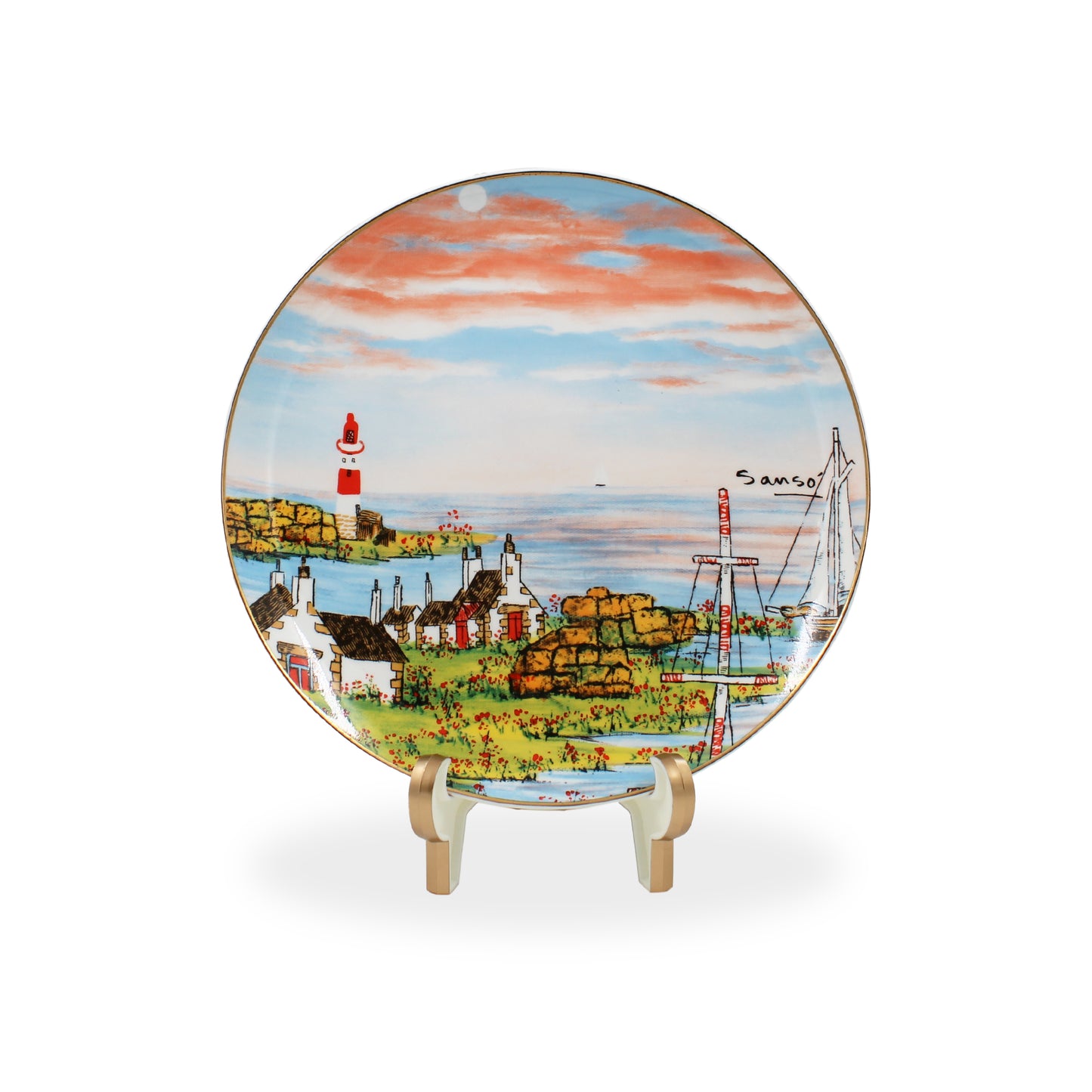 “Of Treasured Memories” by Juvenal Sansó Art Plate