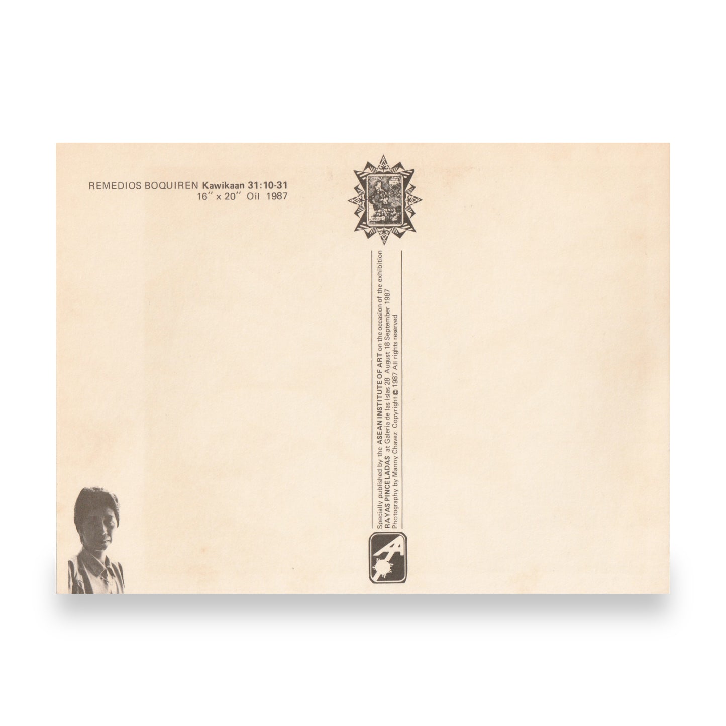 Kawikaan, 31:10-31 by Remedios Boquiren