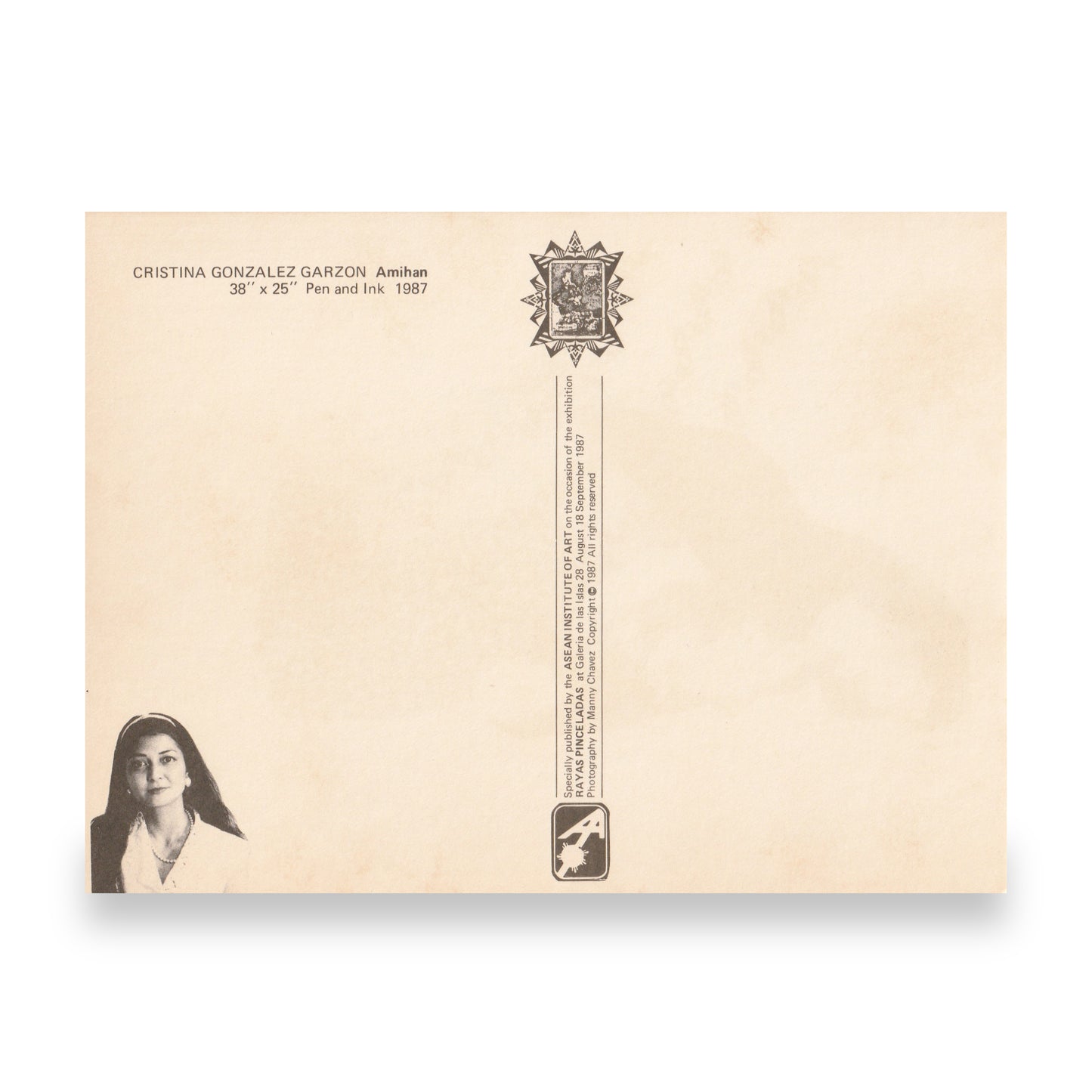 "Amihan" by Cristina Gonzalez Garzon - Postcard