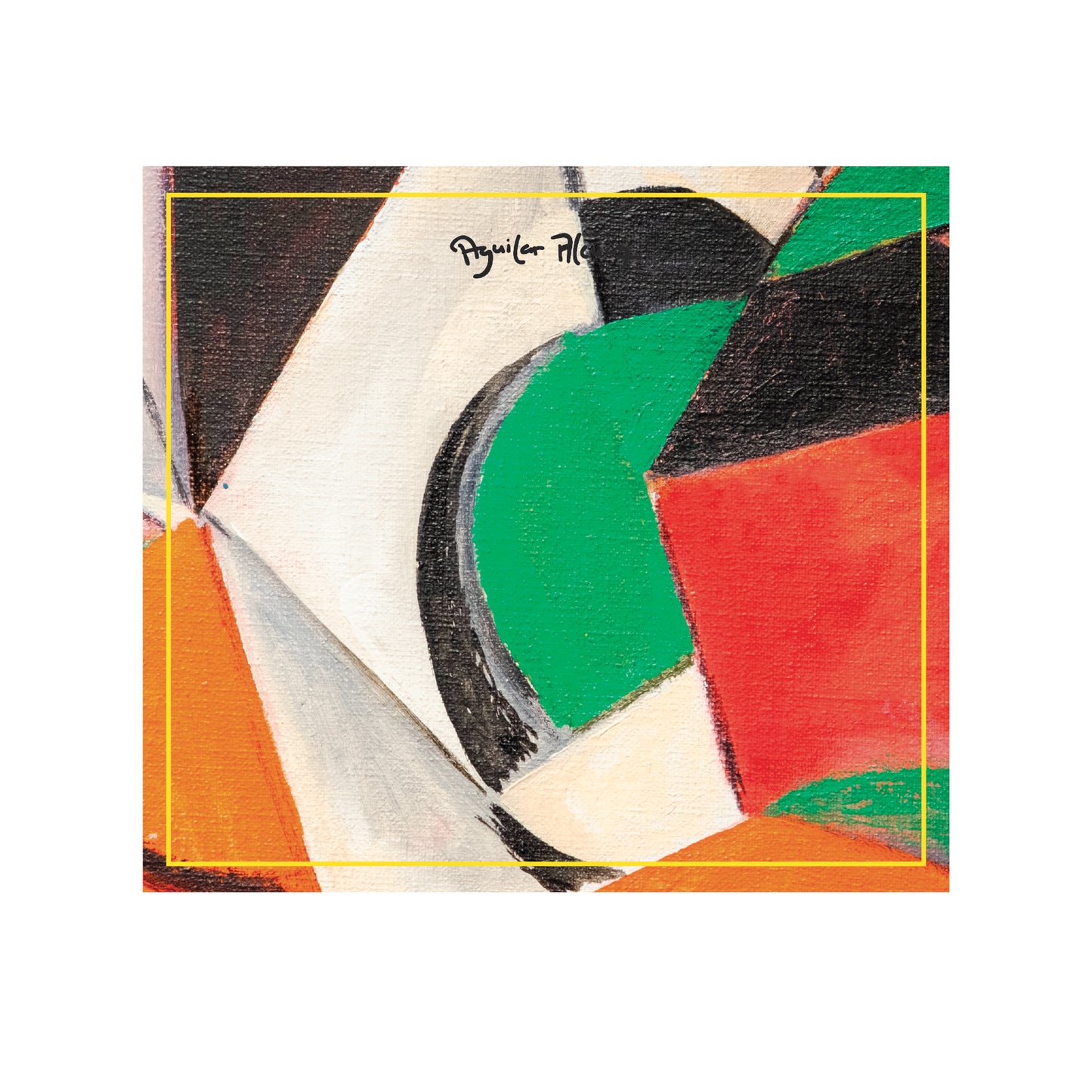 Untitled by National Artist Federico Aguilar Alcuaz - Silk Scarf - Red