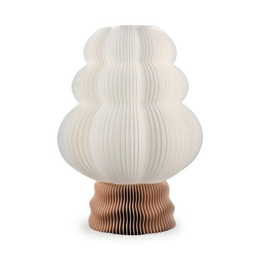Sora Lamp - Clear + Sandy Beige