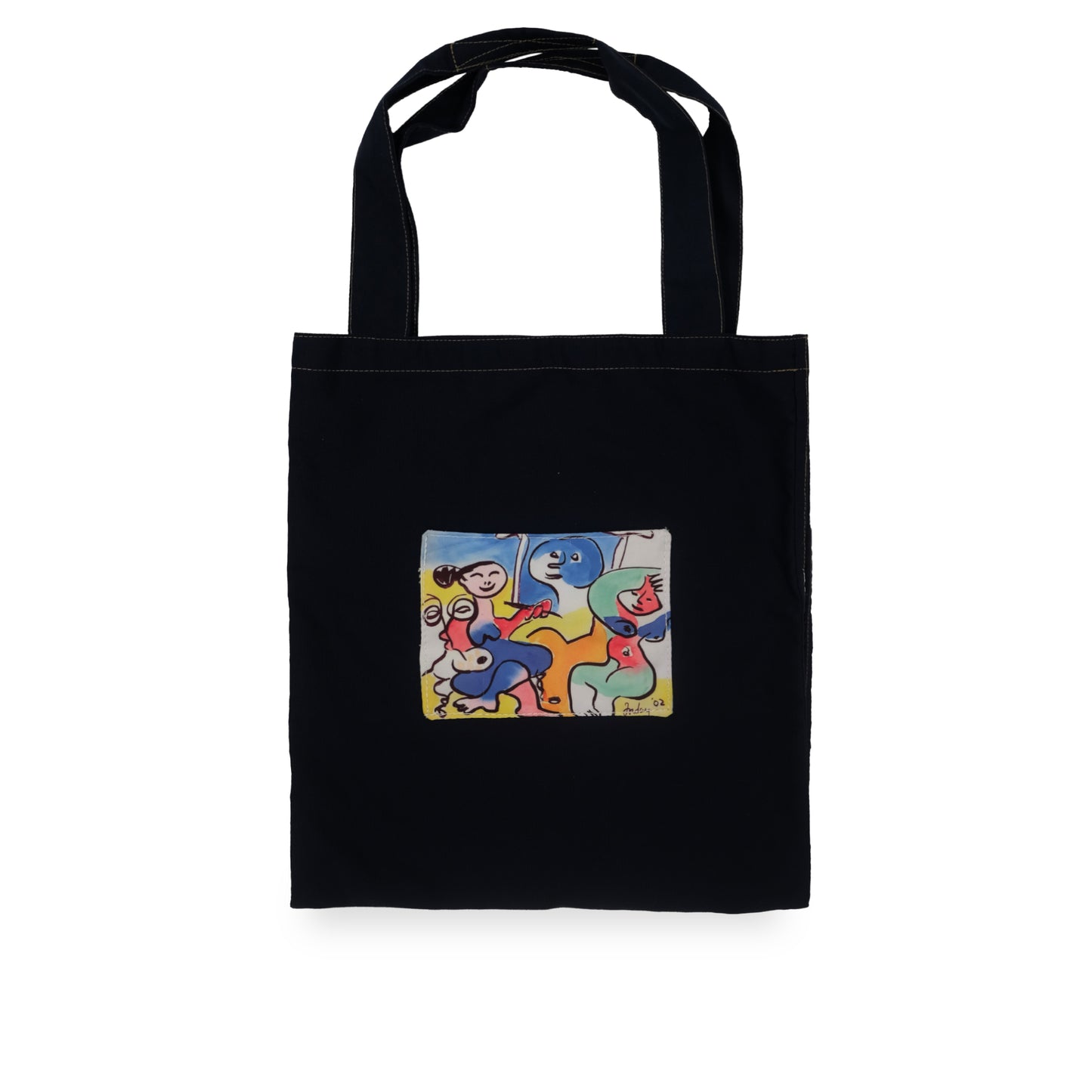 "The Artist and Her Model” Double Partition Tote Bag