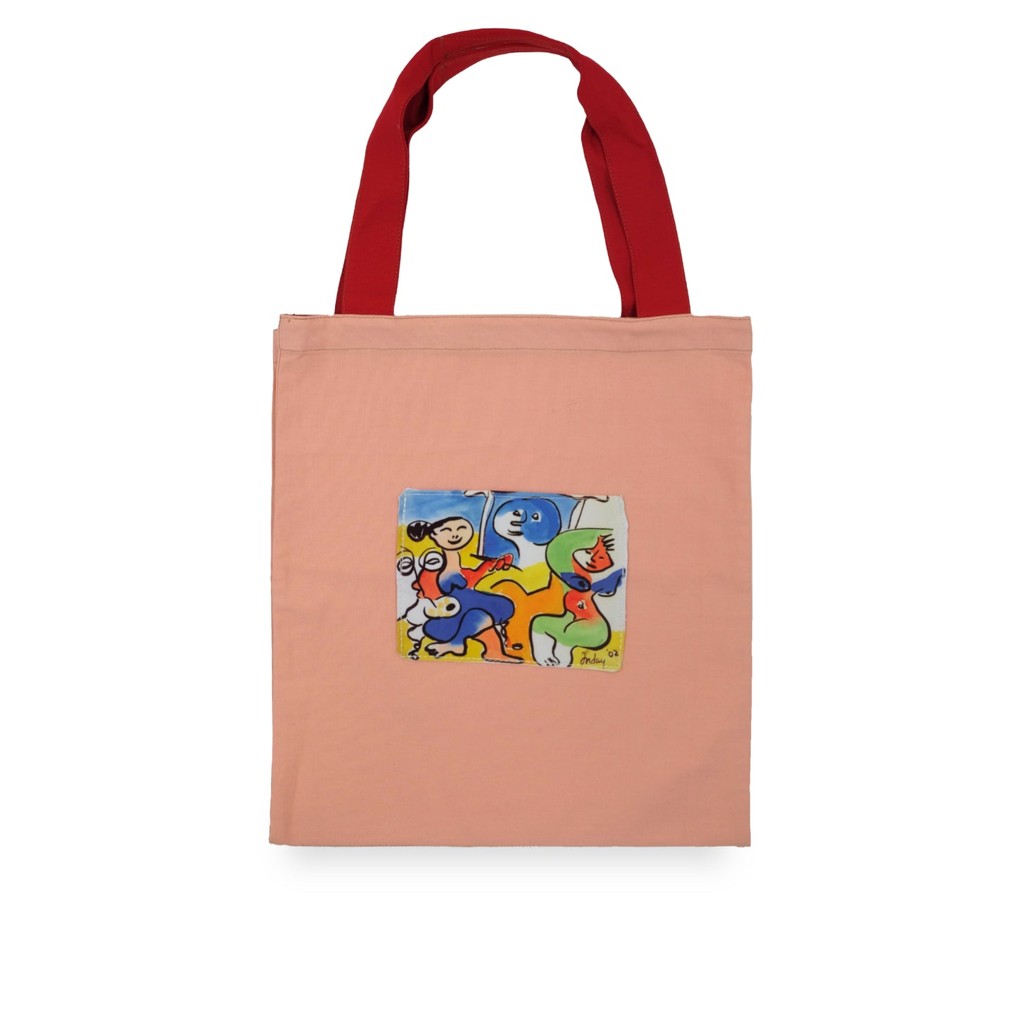 "The Artist and Her Model” Double Partition Tote Bag