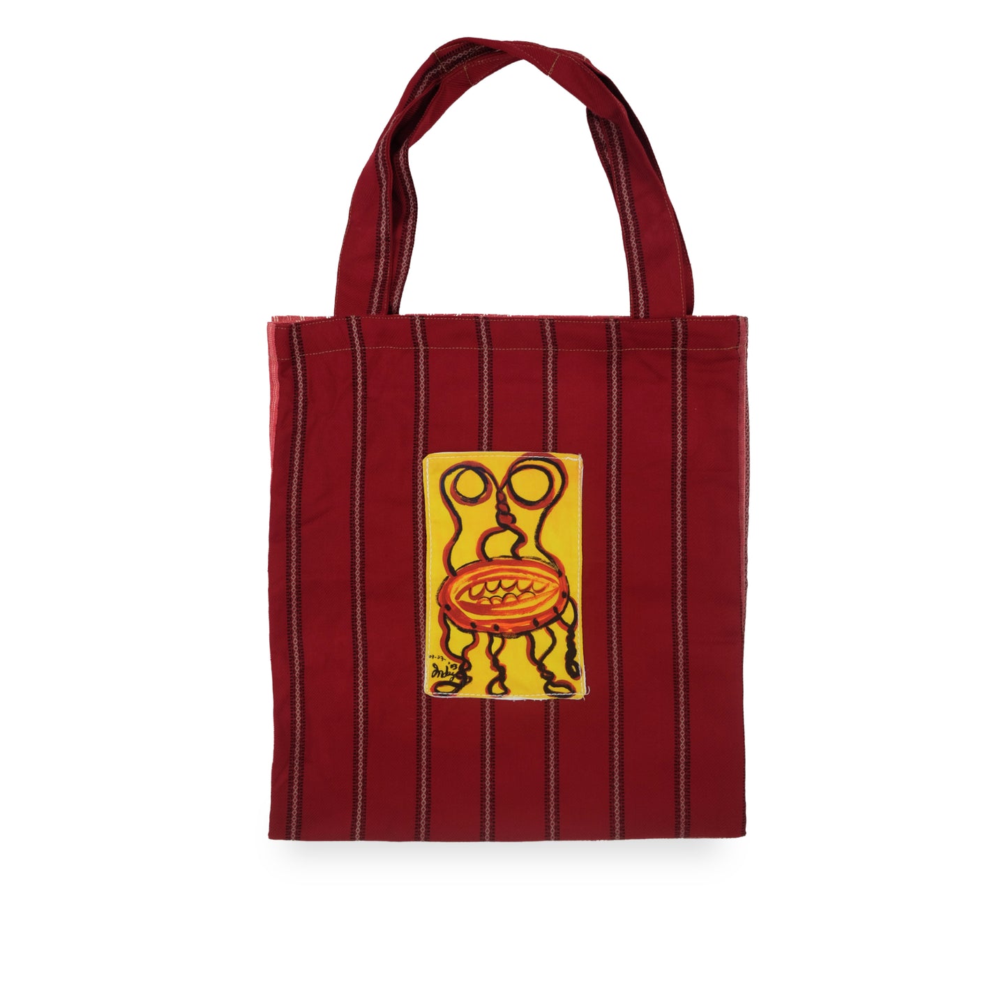 “Yellow Batibot” Double Partition Tote Bag