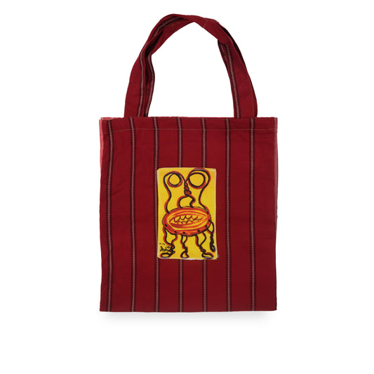 “Yellow Batibot” Double Partition Tote Bag