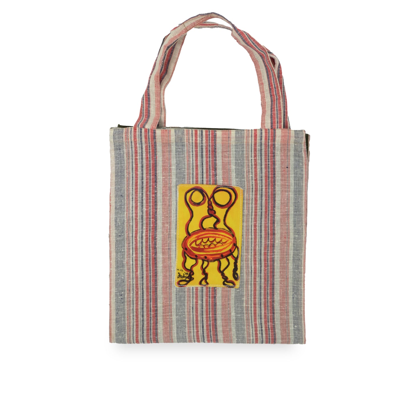 “Yellow Batibot” Double Partition Tote Bag