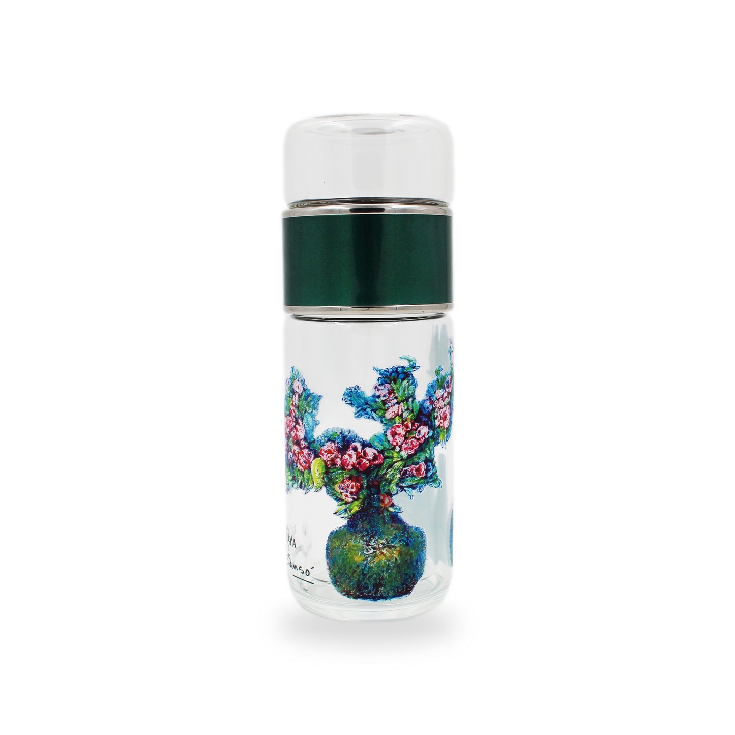 "Blue of Morning" by Juvenal Sanso - Tea Tumbler