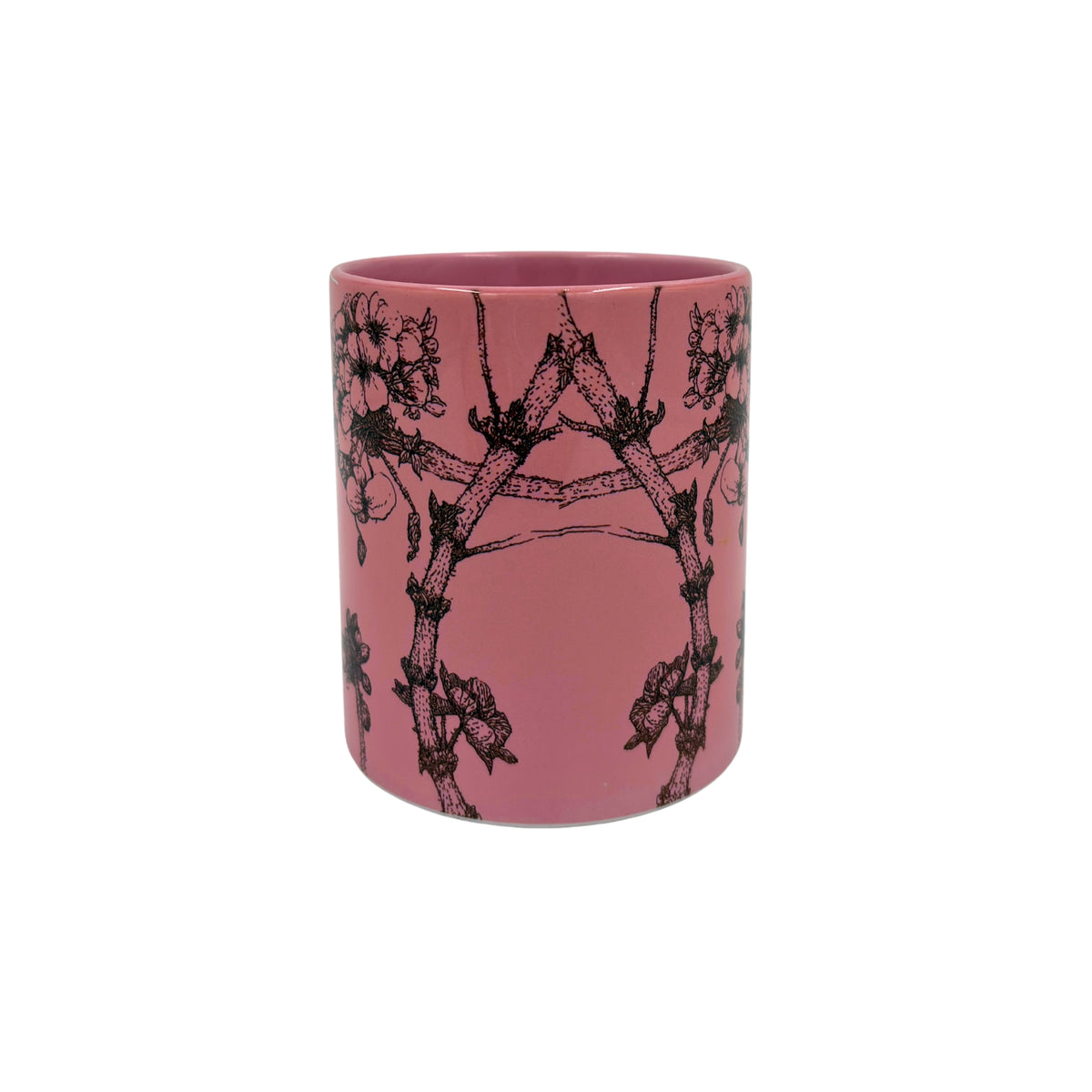 Pink Floral Sketch - Mug