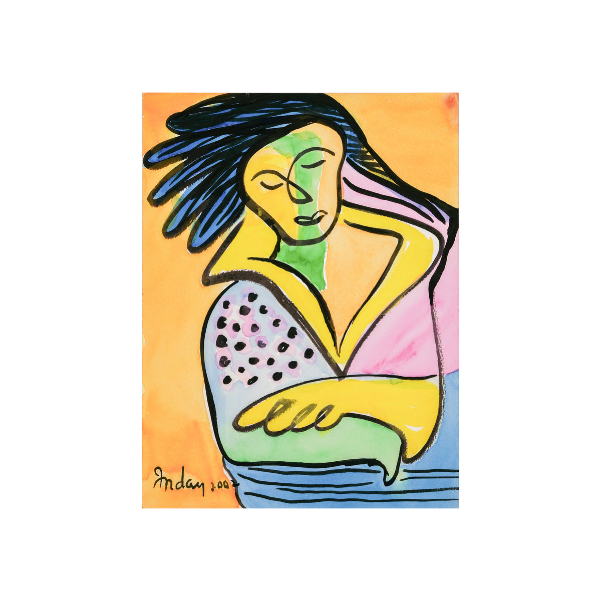 "Contemplating" by Inday Cadapan