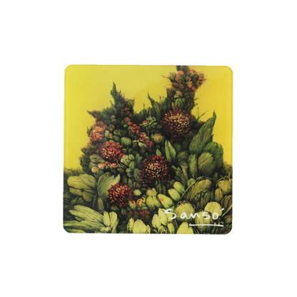 Sanso Resin Magnet Coasters - Set of 4