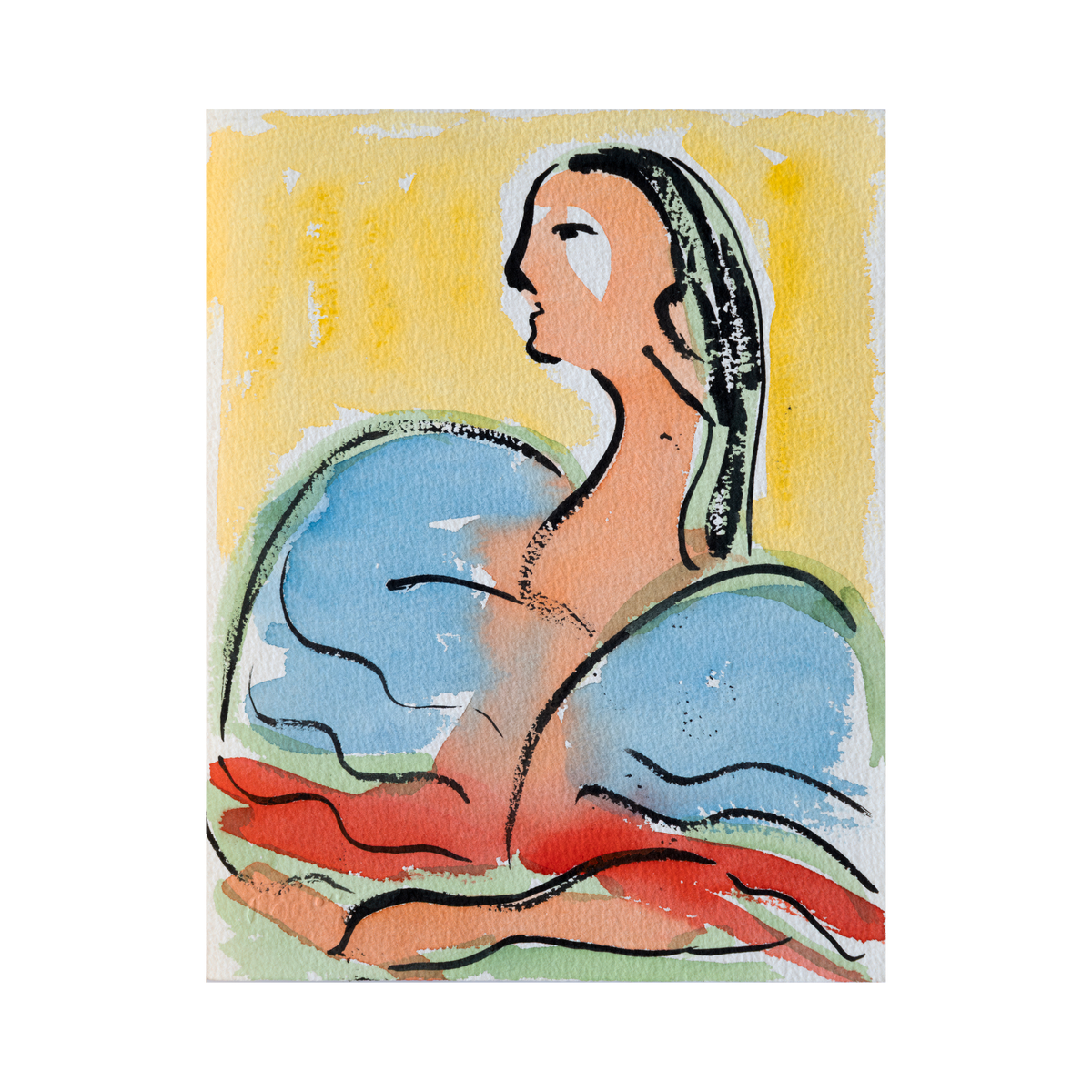 “Woman in Terno” by Inday Cadapan