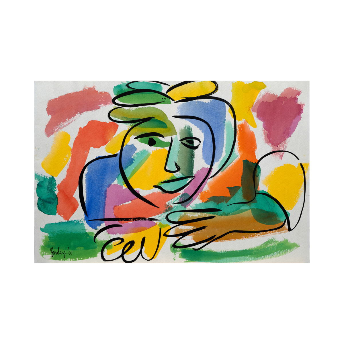 “A Colorful Portrait” by Inday Cadapan