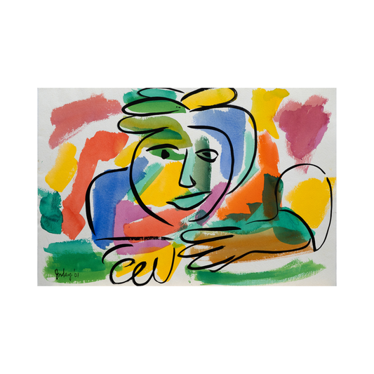 “A Colorful Portrait” by Inday Cadapan