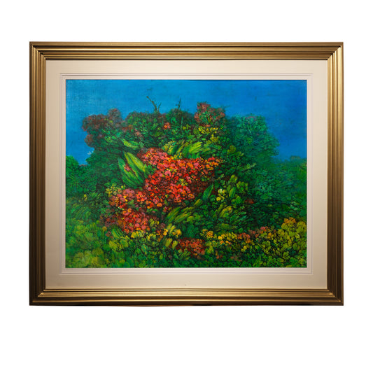 “Abundance in Bloom” by  Juvenal Sansó