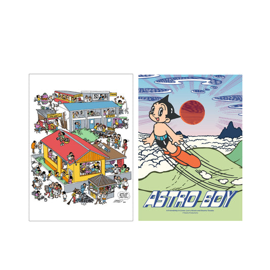 "A Friendship in Lines: Larry Alcala and Osamu Tezuka" Archival Print (Slice of Life & Astro Boy) - Limited Edition