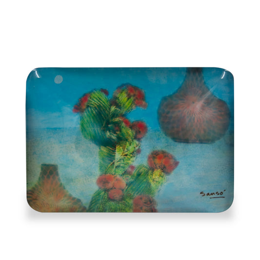 Floral Glass Magnet - 02