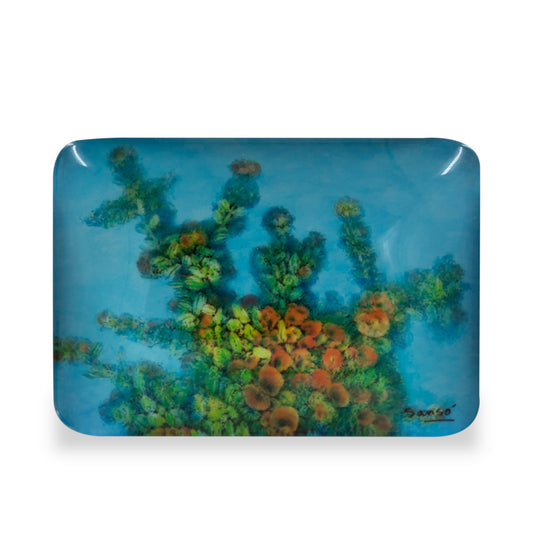 Floral Glass Magnet - 04