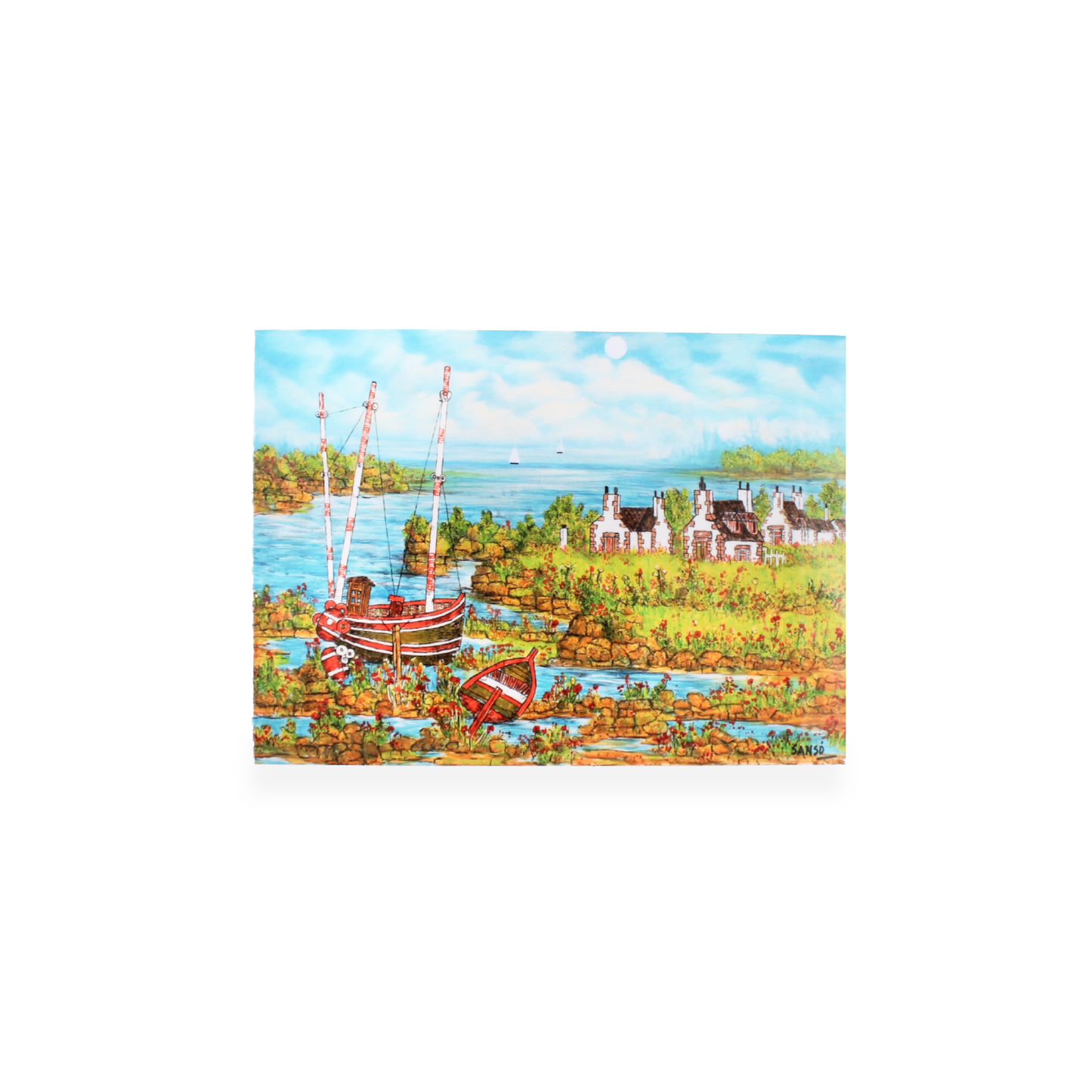 "A Cerulean Daydream" Jewelry Box