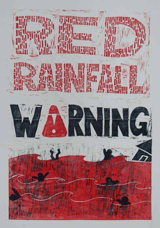 “Red Rainfall” by Thea Lopez
