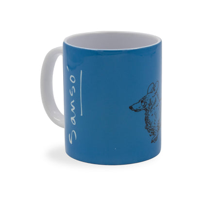 Blue Dog Sketch - Mug