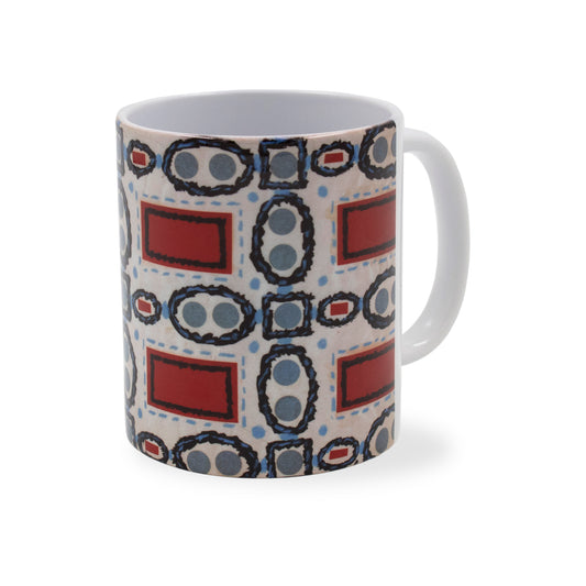 White Textile - Mug