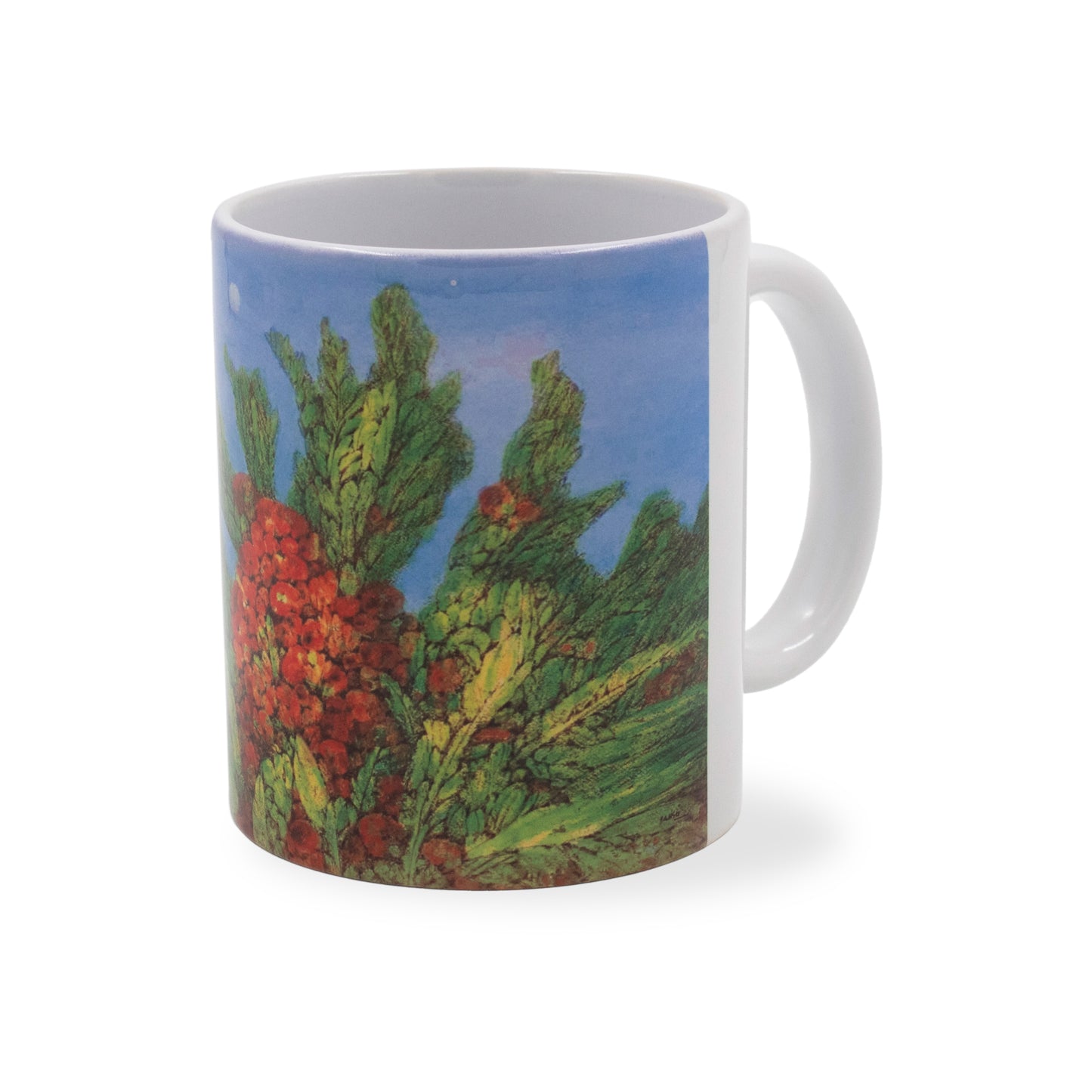 Floating Floral Mug