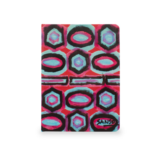 Red Textile Notebook