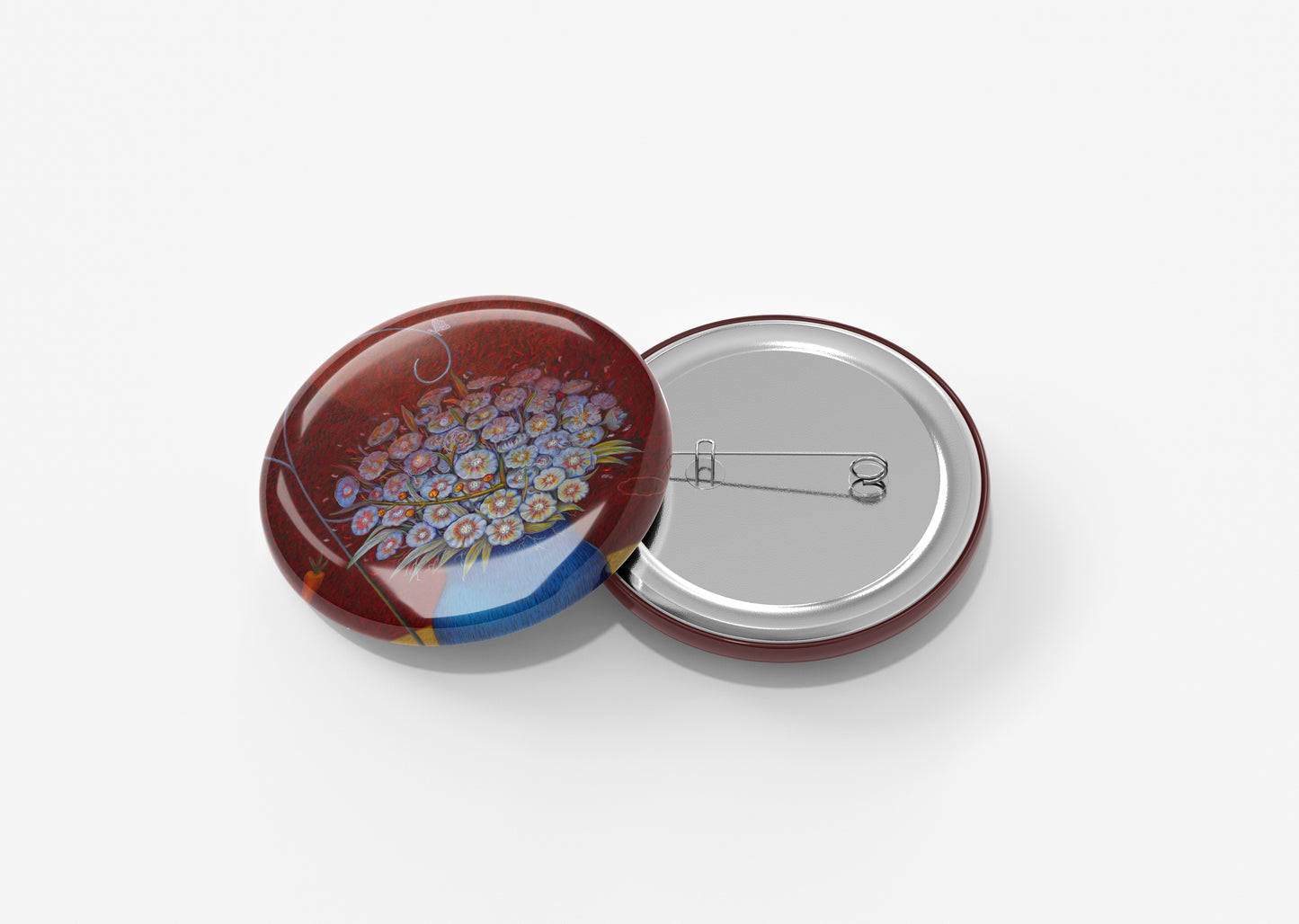 Button Pin - The Forest of Dandelion by Raul Lebajo