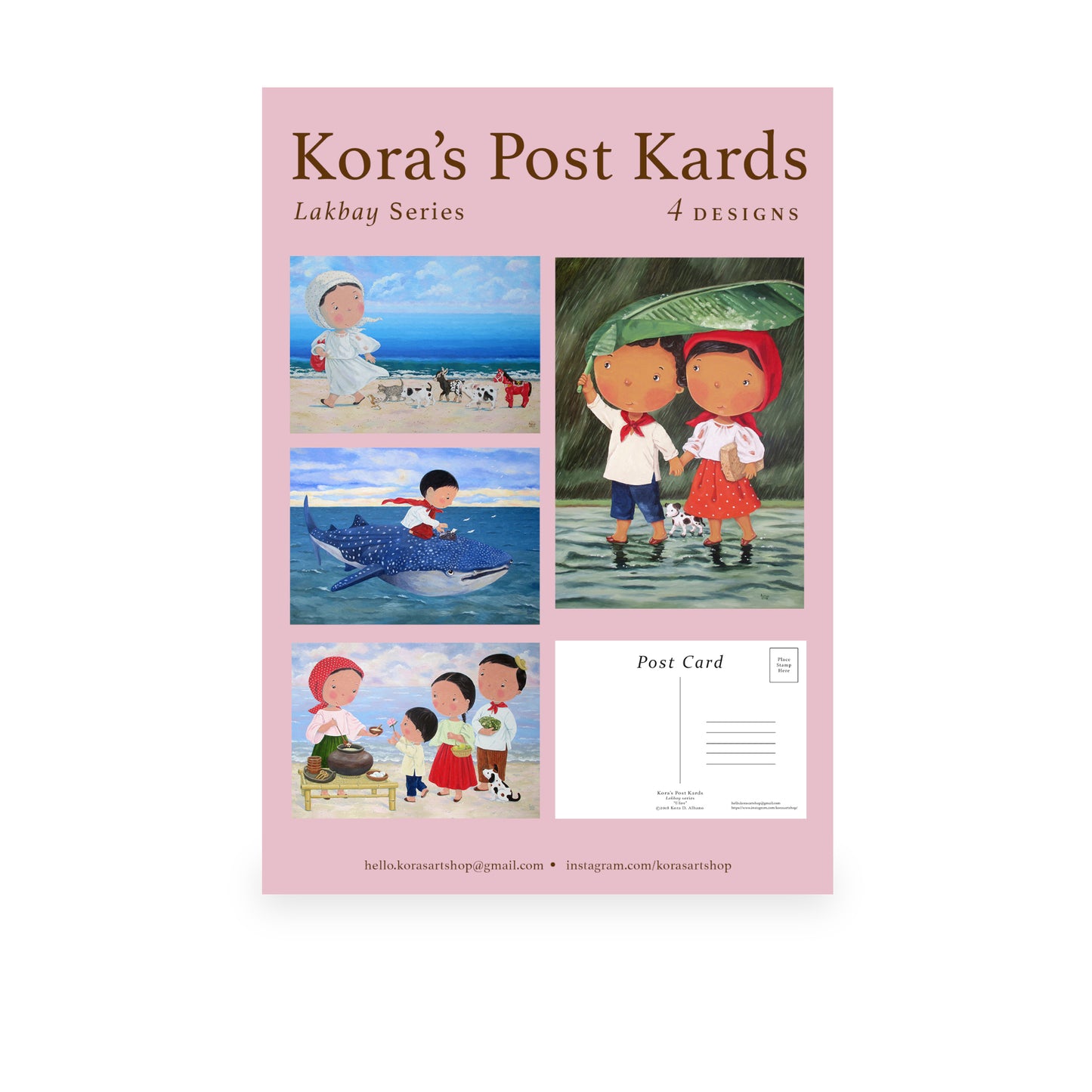 "Lakbay" Set of 4 by Kora Albano