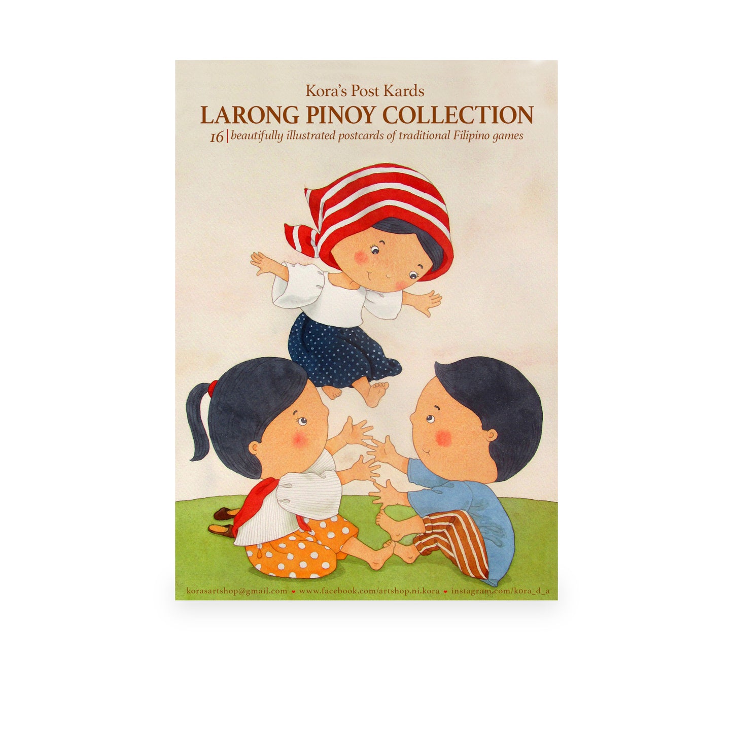 "Larong Pinoy" Set of 16 by Kora Albano
