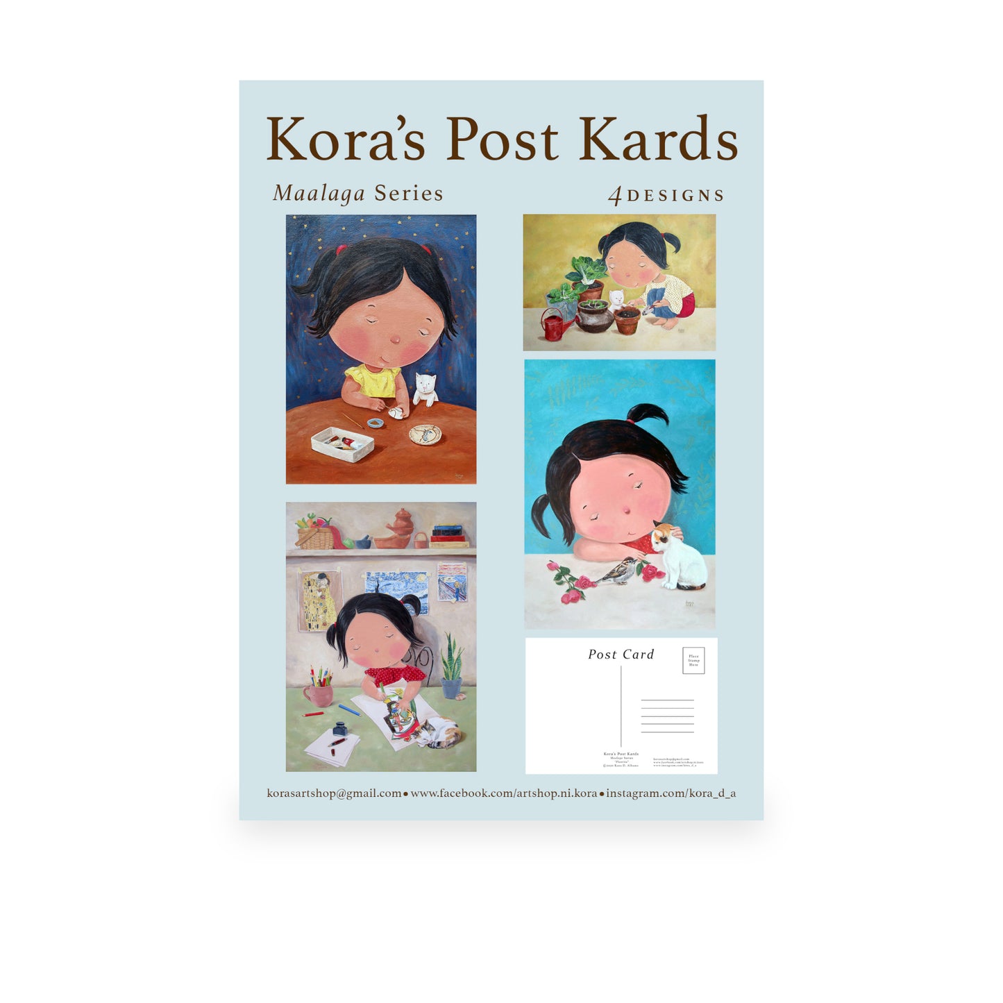 "Maalaga" Set of 4 by Kora Albano