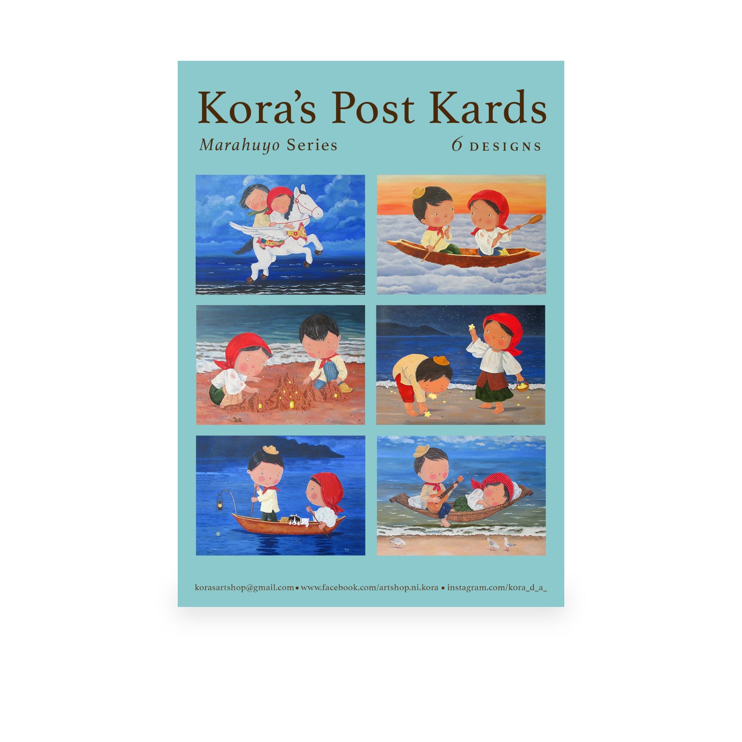 "Marahuyo" Set of 6 by Kora Albano