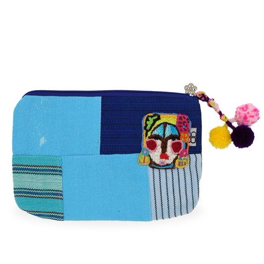 Caras y Caras Pouch - Blue 02