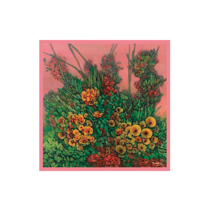 Flower Garden by Juvenal Sansó - Silk Scarf - Large