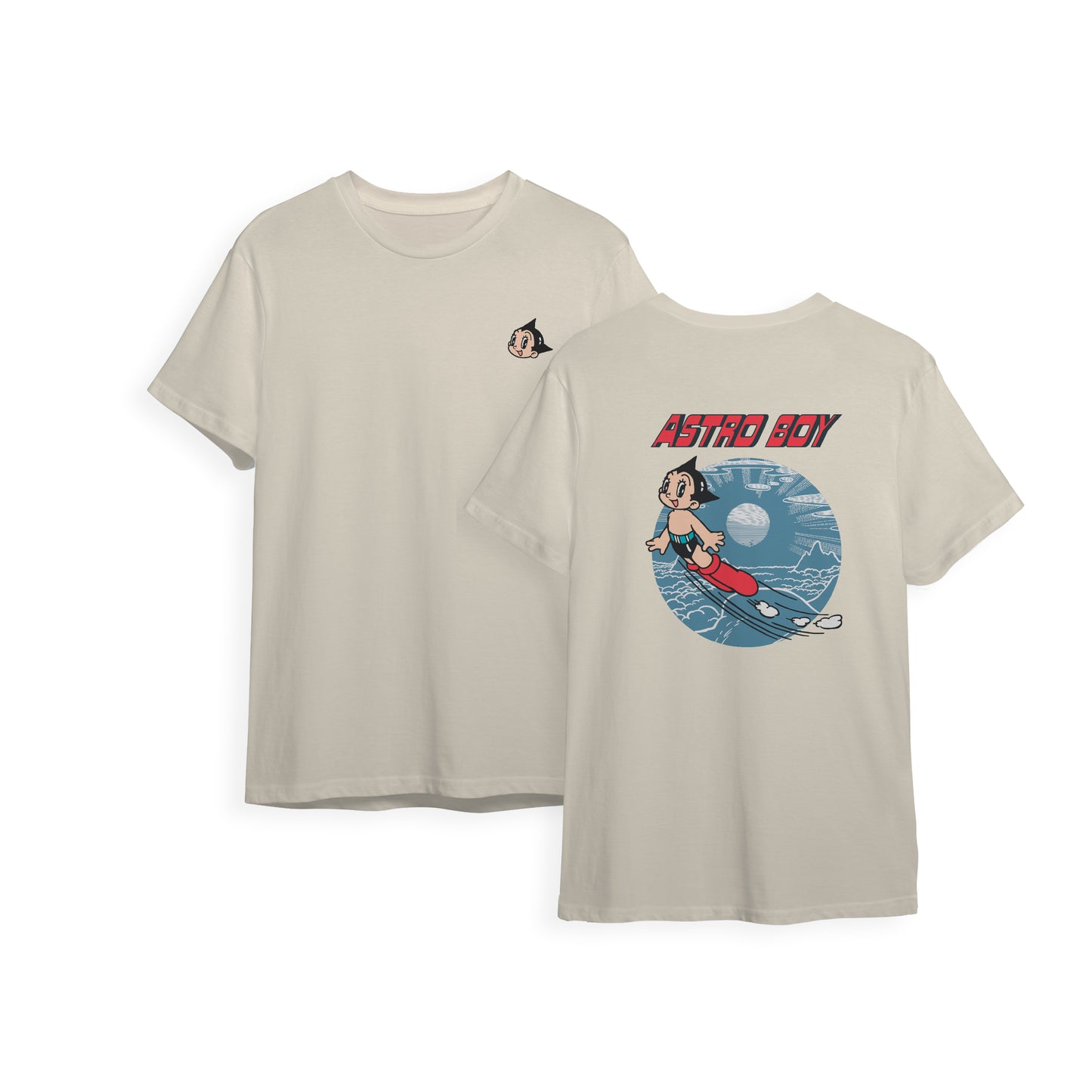 Astro Boy by Osamu Tezuka - T-Shirt - Cream