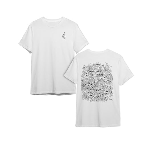 “People’s Power” (1986) Slice of Life by National Artist Larry Alcala Commemorative Shirt - Line Art